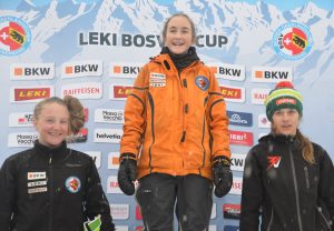 Podium U14 Championnat Bernois 2017( Nadia Bircher, Jasmine Von Siebenthal, Anna Violon)