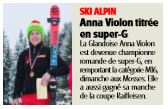 titre championnat Romand Super G